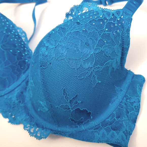 La Senza So Free bra blue lace - Size 36C - Picture 2 of 7